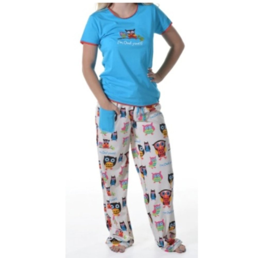 Lazy One 3-Piece Pajama Set Size XS